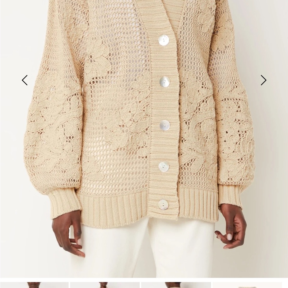FARM Rio Embroidered Cotton Cardigan - Picture 8 of 13